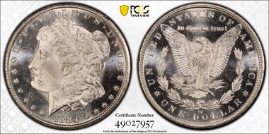 1884-CC $1 MS64DMPL