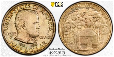 1922 50C Grant, with Star MS65