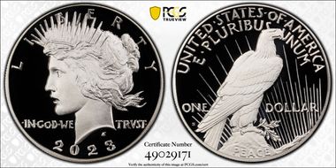 2023-S $1 Peace Dollar PR70DCAM