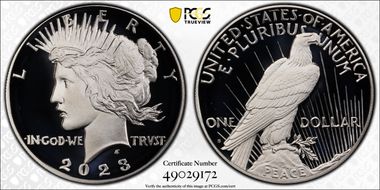 2023-S $1 Peace Dollar PR70DCAM