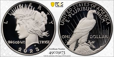 2023-S $1 Peace Dollar PR70DCAM