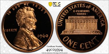 1960 1C Small Date PR68+ DCAM