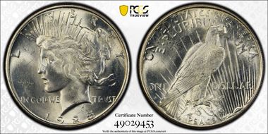 1925-S $1 MS64