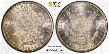 1882-CC $1 MS63