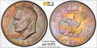 1971 $1 MS65