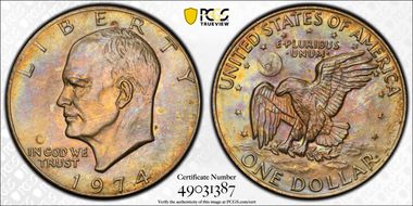 1974 $1 MS65
