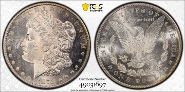 1878-S $1 MS62