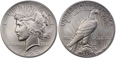 2023 $1 Peace Dollar MS69