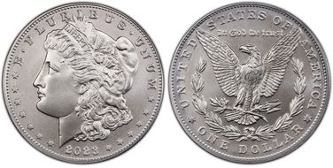 2023 $1 Morgan Dollar MS70