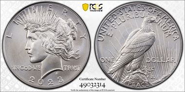 2023 $1 Morgan Dollar MS70