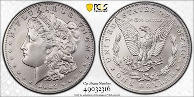 2023 $1 Peace Dollar MS70