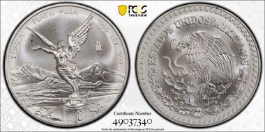 1996-Mo Onza Libertad Ag MS69