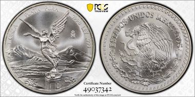 1998-Mo Onza Libertad Ag MS69