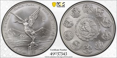 2020-Mo Onza Libertad Ag First Strike MS70