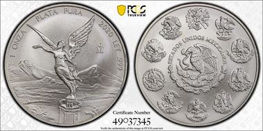 2020-Mo Onza Libertad Ag First Strike MS69
