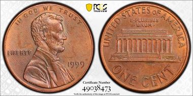 1999 1C Wide AM FS-901 MS63BN