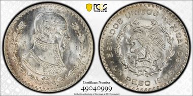 1966-Mo Peso KM-459 MS64