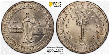 1936-D 50C Columbia MS66