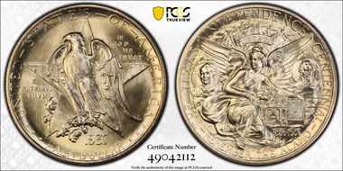 1937-S 50C Texas MS66