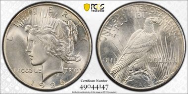 1926 $1 MS66