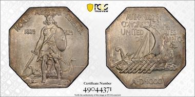 1925 AR Medal Norse American, Thin N1