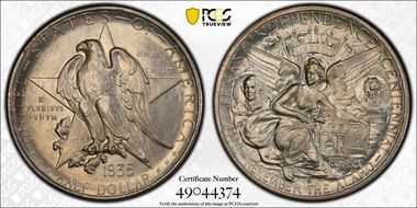 1935-S 50C Texas MS65