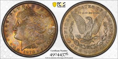 1878 7/8TF $1 Strong, VAM 37, 7/4 MS63