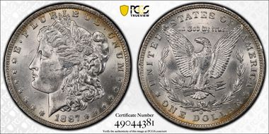 1887-O $1 MS63