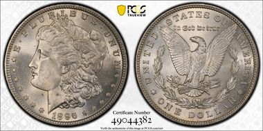 1896 $1 MS64