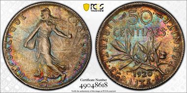 1920 50C Gad-420 F-190 MS65