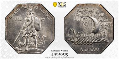 1925 AR Medal Norse American, Thin N1