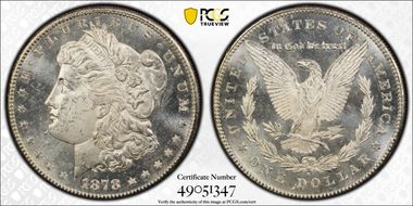 1878-S $1 MS64PL