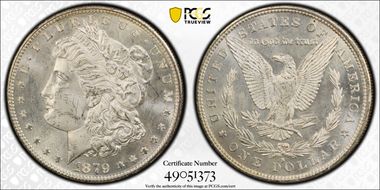 1879-S $1 MS62