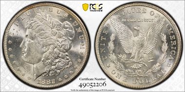 1882-S $1 MS63