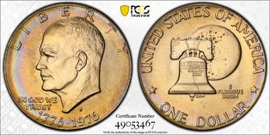 1976-D $1 Type 2 MS66