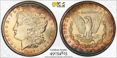 1887-O $1 MS62