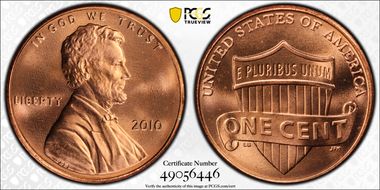 2010 1C Shield MS67RD