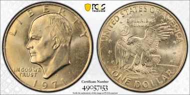 1971-D $1 MS65