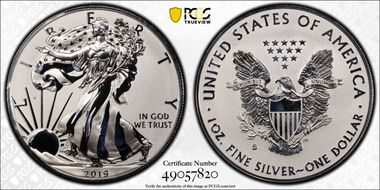 2019-S $1 Silver Eagle Enhanced Rev PR PR68