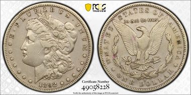 1892-S $1 N1