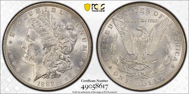 1888 $1 MS63