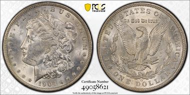 1904-O $1 MS62