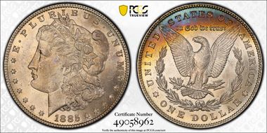 1885 $1 MS63