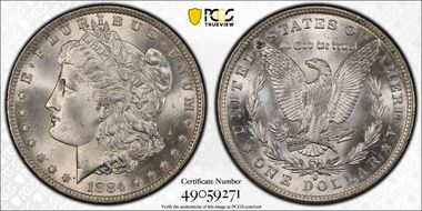 1884-O $1 MS64