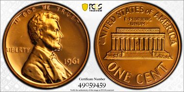 1961 1C PR67RD