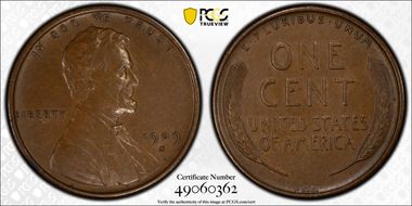 1909-S VDB 1C AU53BN