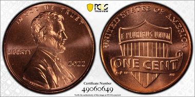 2022 1C Shield MS67RD