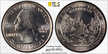 2019-D 25C Frank Church River of No Return NP MS68