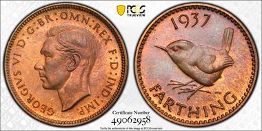 1937 1/4D S-4116 PR65RB