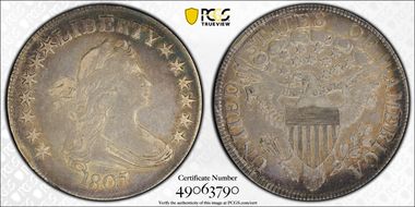 1807 50C Draped Bust VF25
